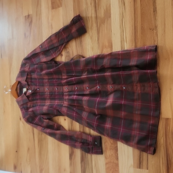 G. H BASS HERITAGE SHIRTINGS PLAID  SHIRT DRESS - Picture 3 of 12